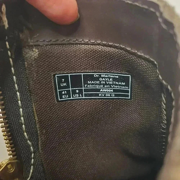 Dr. Martens Gayle Brown Boots Size 9 - Picture 11 of 13